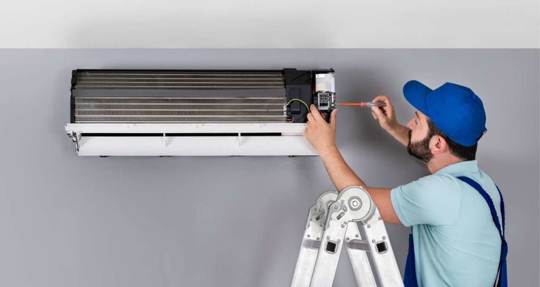 working on a ductless system