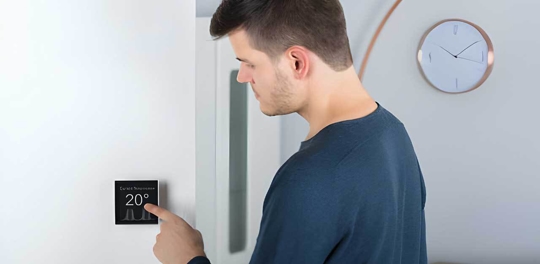 setting up a thermostat